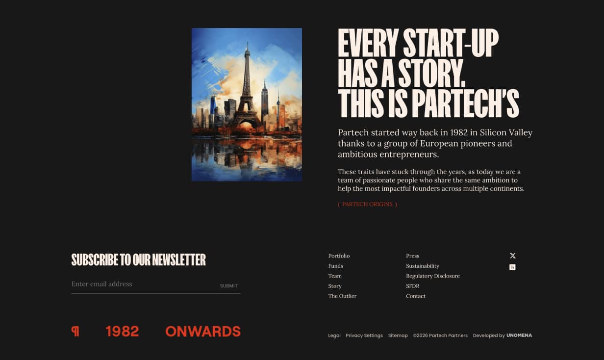 Partech — interface detail 4